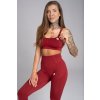 Sportovní podprsenka Gym Glamour Seamless Bordo Vínová