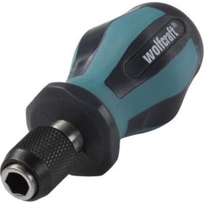Wolfcraft 1239000 - Šroubovák MINI s hlavicí na 1/4" Bity s magnetem – Zboží Dáma