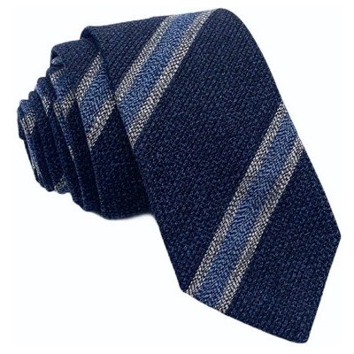 Modrá kravata Blažek Stripe