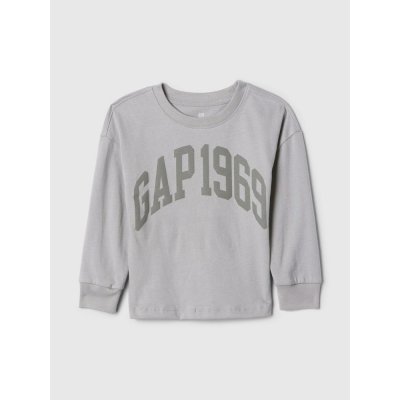 GAP Baby tričko s logem Šedá – Sleviste.cz