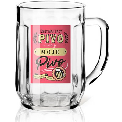 Nekupto Dárková sklenice na pivo I ženy mají rády pivo 300 ml – Zbozi.Blesk.cz