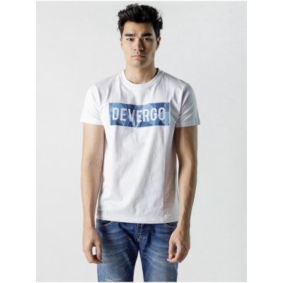 Devergo pánské tričko bílé – Zboží Mobilmania