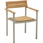 Fritz Hansen Zahradní židle s područkami Pelagus, Teak, Light Ivory – Hledejceny.cz