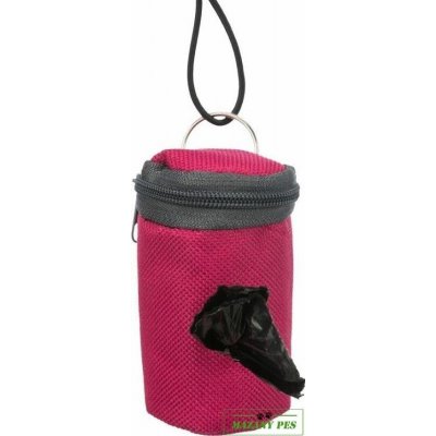 Trixie Nylonové pouzdro na sáčky na trus 2 role sáčků á 15 ks různé barvy růžová – Zboží Mobilmania