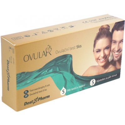 Ovular ovulační test 5 ks – Hledejceny.cz