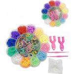 Alltoys Sada gumiček 900 ks na výrobu náramků Loom band květina – Hledejceny.cz