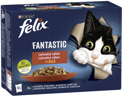 Felix Fantastic Lahodný Masový Výběr 12 x 85 g