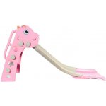 Aga4Kids Skluzavka s madlem 130 cm DS3701 Růžová – Sleviste.cz