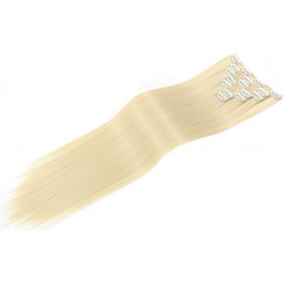 Girlshow Clip in vlasy sada 57 cm, 7 dílná, odstín M22/613 ( mix světle plavá/beach blond) – Hledejceny.cz
