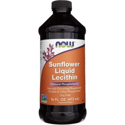 Now Foods Slunečnicový Lecitin Liquid tekutý 473 ml – Hledejceny.cz