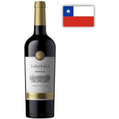 Tarapacá Cabernet Sauvignon Reserva 13% 0,75 l (holá láhev) – Hledejceny.cz