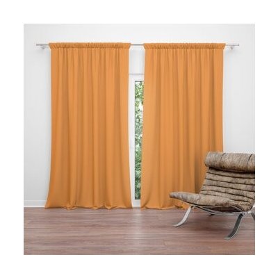 Sablio Závěs Mandarinková: 2ks 140x250cm – Hledejceny.cz
