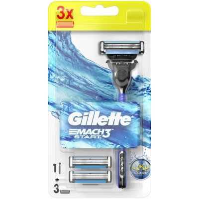 Gillette Mach3 Start + 3 ks hlavic – Zboží Mobilmania