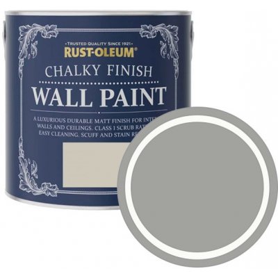 Rust-Oleum Chalky Finish Wall Paint Stone Grey / Steen Grijs / šedý kámen 2,5L – Zbozi.Blesk.cz