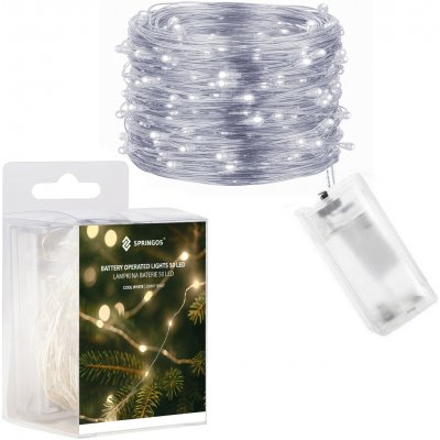 Springos CL0015 LED SVĚTÝLKA NA BATERIE 50 LED – Hledejceny.cz