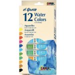 Sada Akvarelové barvy EL GRECO v tubách 12 ml 12 barev – Hledejceny.cz