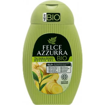 Felce Azzurra BIO Thé verde e Zenzero Doccia Gel BIO sprchový gel 250 ml