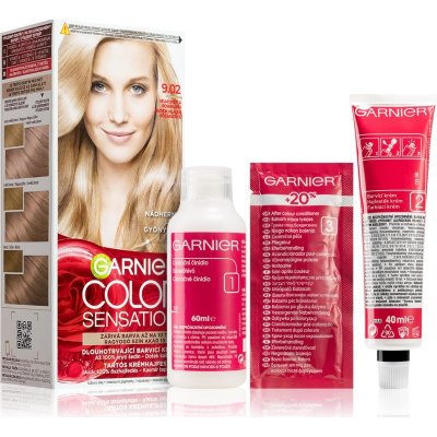 Garnier Color Sensation dámská permanentní barva na vlasy 9,02 Light Roseblonde 40 ml