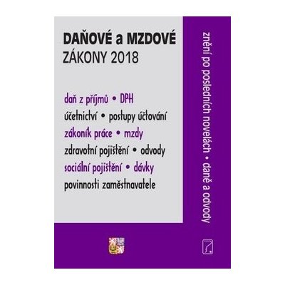 Daňové a mzdové zákony 2018 – Hledejceny.cz
