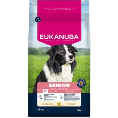Eukanuba Senior Medium rich in fresh chicken 15 kg – Hledejceny.cz