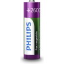 Baterie nabíjecí Philips AA 2600mAh 4ks R6B4B260/10