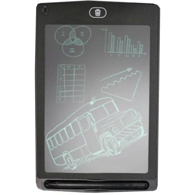 DeTech Dětská kreslící podložka Kids LCD Drawing board K8, 8.5", černá