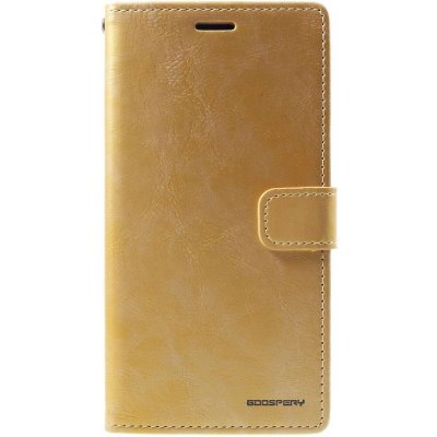 Pouzdro Mercury Bluemoon Diary iPhone XS MAX zlaté – Zboží Mobilmania