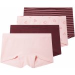 lupilu dívčí kalhotky s BIO bavlnou 4 kusy červená / světle růžová – Sleviste.cz