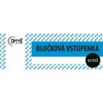 Optys 1267 Bločkové vstupenky 14x5cm 100 listů – Zboží Dáma