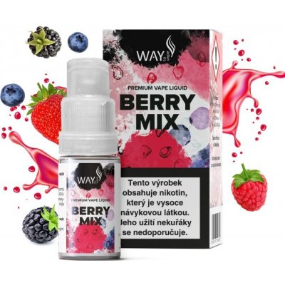 Way To Vape Berry Mix 10 ml 0 mg – Zboží Mobilmania