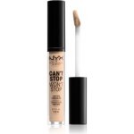 NYX Professional Make-up Can't Stop Won't Stop Tekutý korektor 06 Vanilla 3,5 ml – Zboží Dáma