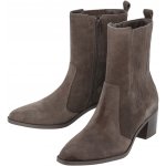 esmara dámská kožená kotníková obuv Chelsea hnědá – Zboží Dáma