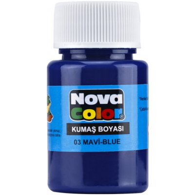 NOVA COLOR barva na textil bílá 30 ml – Zboží Dáma