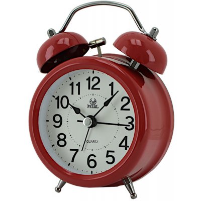 PEARL Retro budík plechový červený G-154 – Hledejceny.cz