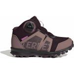 adidas dětské kotníkové boty Terrex Boa Mid R.Rdy K purpurová / tmavě červená – Zboží Mobilmania