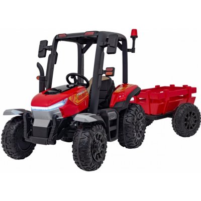 Mamido dětský elektrický traktor s přívěsem 24V Blast 4x4 2x200W červená – Zboží Mobilmania