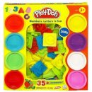 PlayDoh sada s čísly a písmeny