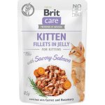 Brit Care Kitten Fillets in Gravy with Savory Salmon 85 g – Zboží Mobilmania