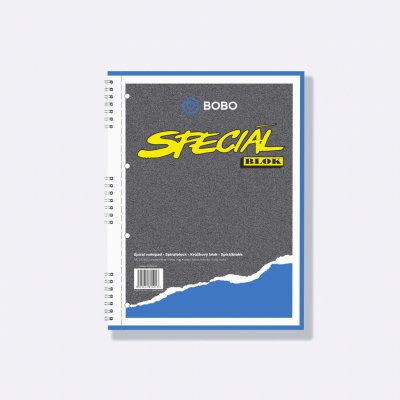 Bobo Speciál kroužkový blok A4 čistý 50 listů – Sleviste.cz