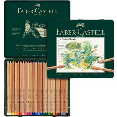 Faber-Castell Umělecké pastely Pitt Pastel Pencils 24 ks – Zboží Dáma