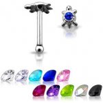 Šperky4U stříbrný piercing do nosu želvička N01042-P – Sleviste.cz