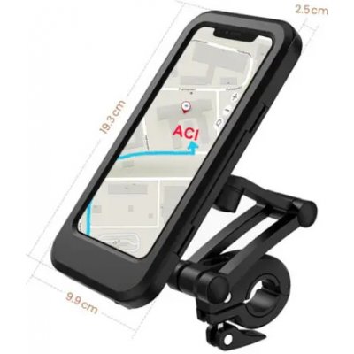 pouzdro na mobilní telefon včetně držáku (vnitřní rozměry 175 x 80 x 8 mm), Q-TECH | Zboží Auto