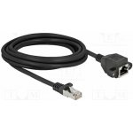 Delock 87003 Prodlužka S/FTP Kat: 6a RJ45 zásuvka RJ45 vidlice 3m – Zboží Živě