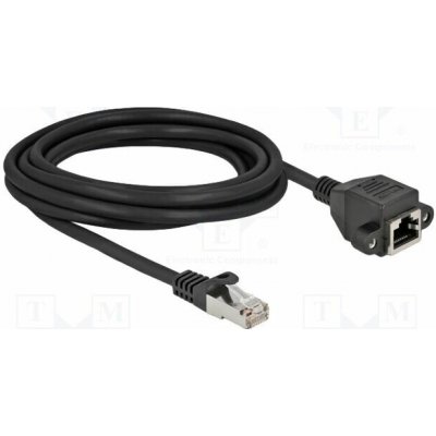 Delock 87003 Prodlužka S/FTP Kat: 6a RJ45 zásuvka RJ45 vidlice 3m – Zboží Živě