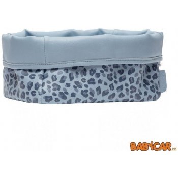 Bébé-Jou textilní košík na kojenecké potřeby Leopard Blue od 359 Kč -  Heureka.cz