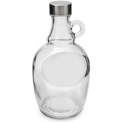 Demižon holý skleněný 1,5L ucho s uzávěrem INOX – Sleviste.cz