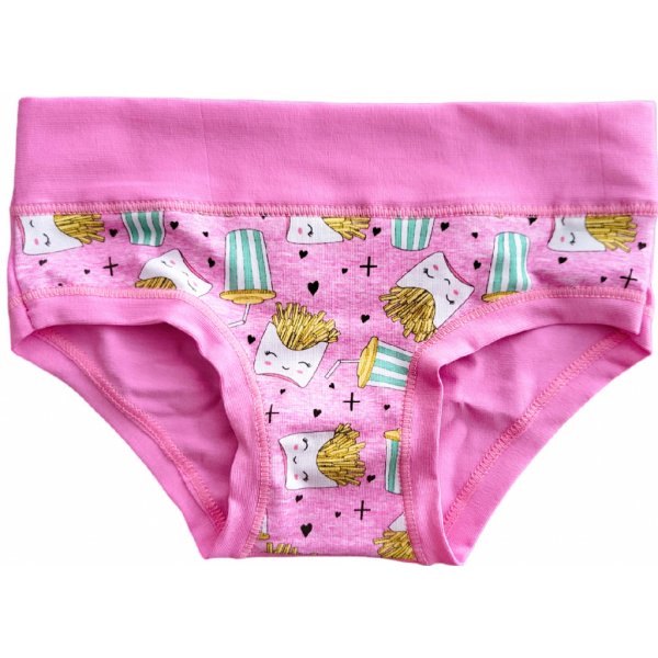 Dětské spodní prádlo Emy Bimba 2687 sytě růžové dívčí kalhotky fuxia