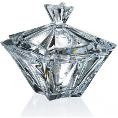 Bohemia Crystal s víčkem Metropolitan 150mm – Zboží Mobilmania