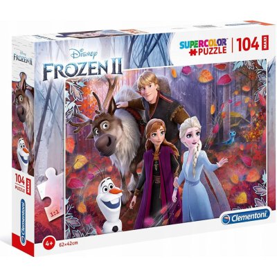 Clementoni Supercolor Maxi Frozen 23738 104 dílků – Zboží Mobilmania