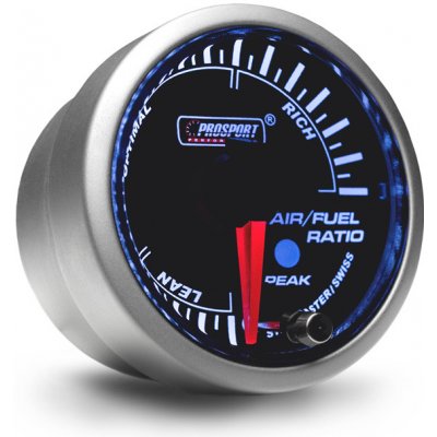 PROSPORT Performance přídavný budík řady Premium, měřená hodnota poměr vzduch/palivo